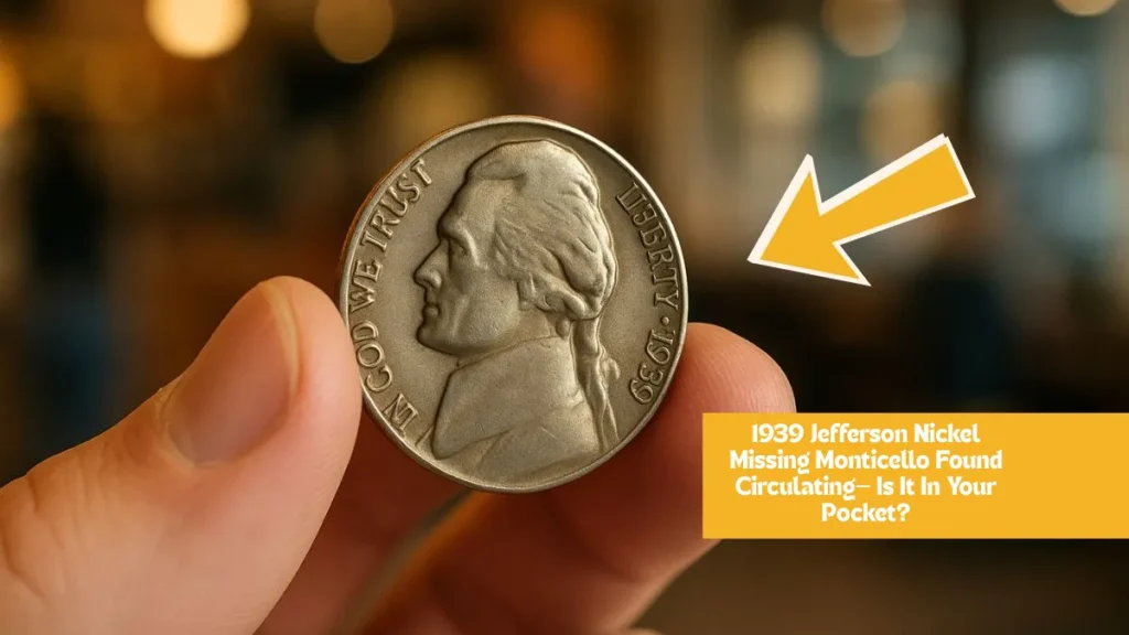 1939 Jefferson Nickel Missing Monticello Found Circulating— Is It In Your Pocket?