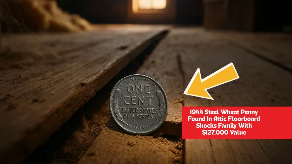 1944 Steel Wheat Penny Found In Attic Floorboard Shocks Family With $127,000 Value